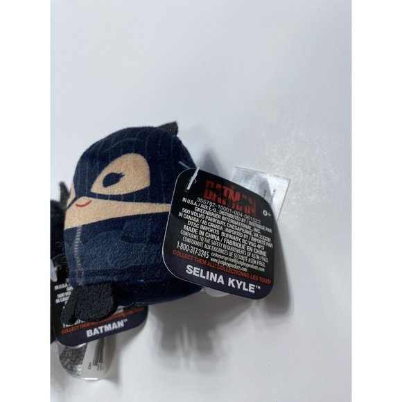 DC Comics "The Batman" Mini Plush Set of 2: Batman & Selina Kyle(Catwoman), NWT, - Picture 4 of 7